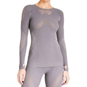 Sweaty Betty Gray Long Sleeve Top